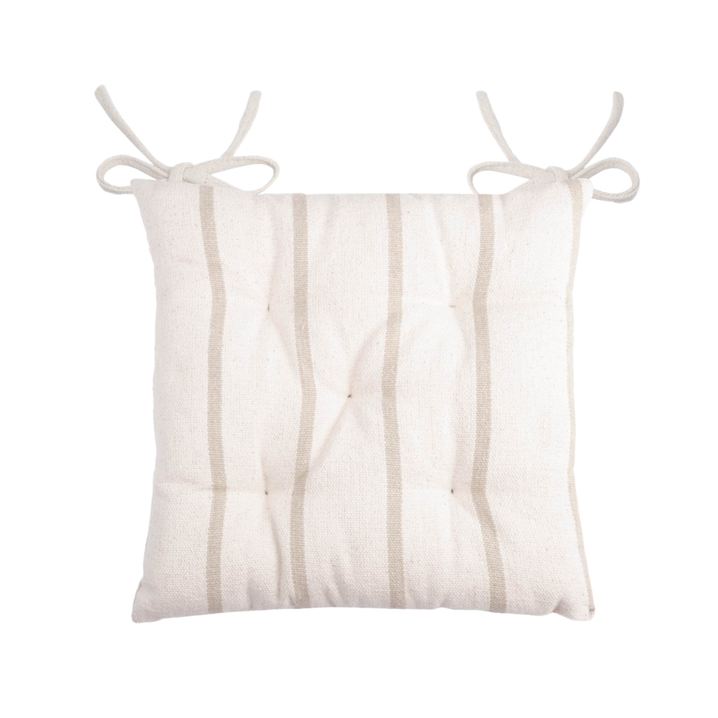 Outdoor Stuhlkissen Baumwolltuch (40 x 40 cm) Ocealys Beige